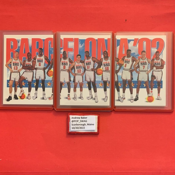 SkyBox Other - Team USA 1 #544, #545 & #546 1991-92 SkyBox Baskatball Trading Card *Lot